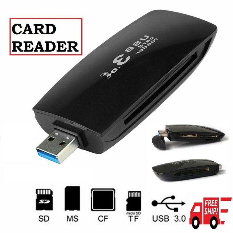 USB 3.0 multi memory card reader adapter for micro SD UHS-I laptop computer new!