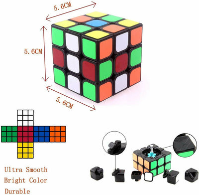 Full Size Speed Rubix Cube Smooth Magic Puzzle Rubic Twist Gift Toy 3x3 Rubics