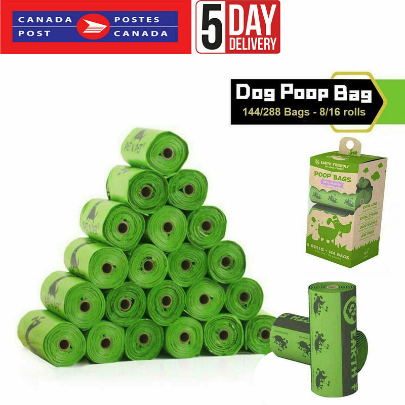 Poop Bags For Dogs Pet Dog Biodegradable Waste Poo Bag Pick Up Clean Leak Proof