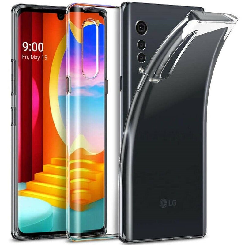 For LG G5 G6 G7 G8 Velvet - Clear Case Thin Soft TPU Transparent Back Cover