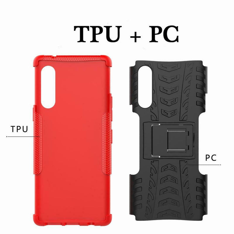 For LG Velvet 5G Case - Dual Layer Ultra Hybrid Shockproof Kickstand Hard Cover