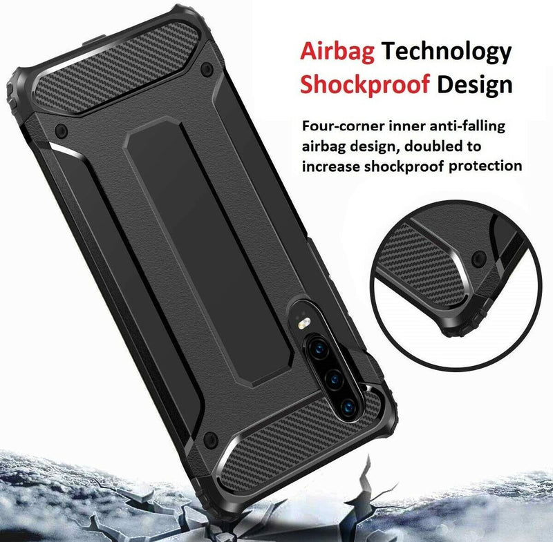 For Huawei P20 / Pro Lite Case - Dual Layer Hybrid Shockproof Hard Armor Cover