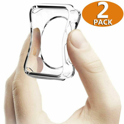 TPU Case For iWatch Series 2/3/4/5 Silicone Bumper Clear Cover 38/42/40/44mm New