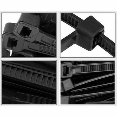 100PCS Cable Zip Ties Nylon Wraps High Quality Strong Small/Thin/Long/Thick tie