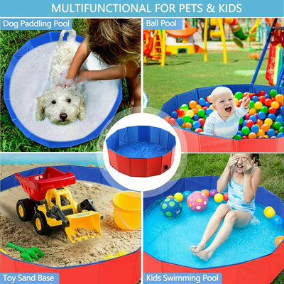 Portable Pet Folding Swimming Pool Dog Cat Washing Bath Tub Outdoor Water Pond