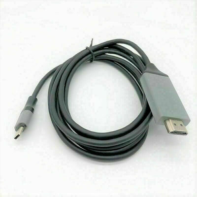 Type-C USB to HDMI Adapter Cable; USB C to HDMI Support 1080p, 2K, up to 4K