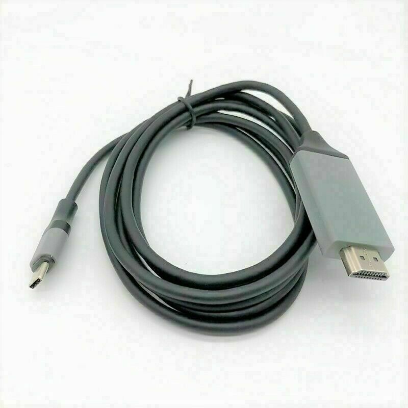 Type-C USB to HDMI Adapter Cable; USB C to HDMI Support 1080p, 2K, up to 4K