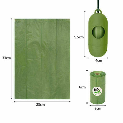 Poop Bags For Dogs Pet Dog Biodegradable Waste Poo Bag Pick Up Clean Leak Proof