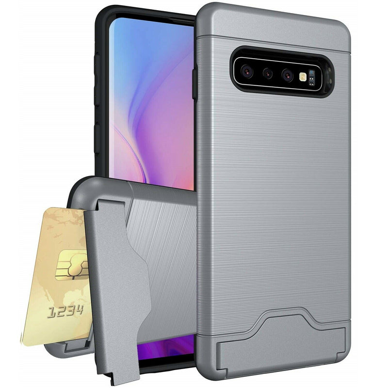 For Samsung Galaxy S20 Ultra S10 S9 S8 Plus A8 A5 Case KickStand Card Slot Cover