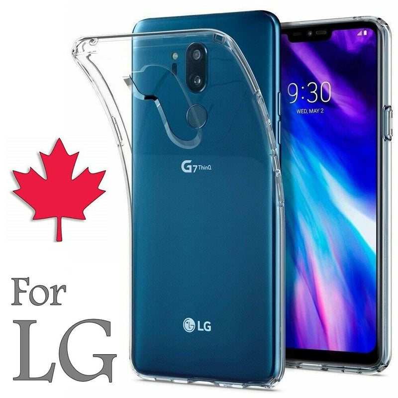 For LG G5 G6 G7 G8 Velvet - Clear Case Thin Soft TPU Transparent Back Cover