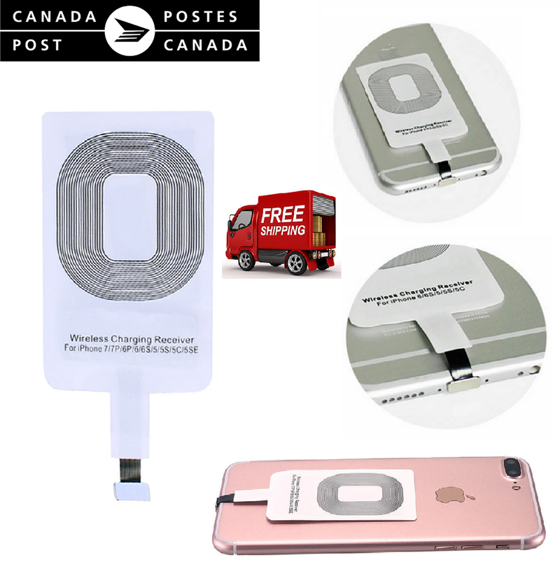 Qi Wireless Fast Charger Charging Pad Mat Receiver for iPhone 5 5s SE 6 Phone CA