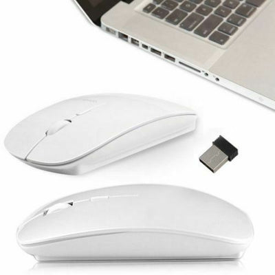 Wireless USB Slim 2.4 GHz Optical Magic Mouse Mice For Laptop PC Desktop Mac