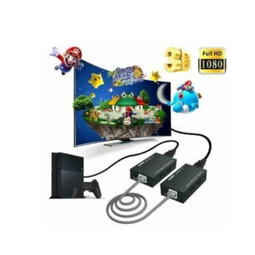 HDMI 1080P Extender Sender + Receiver over single cable cat5e/6 to 60m repeater