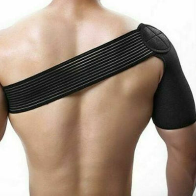 Adjustable Shoulder Brace Support Strap Compression Wrap Pad Belt For Sports