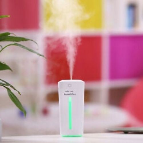 Portable Humidifier Cup Moisture Mobile USB Powered LED Night Light Humidifying