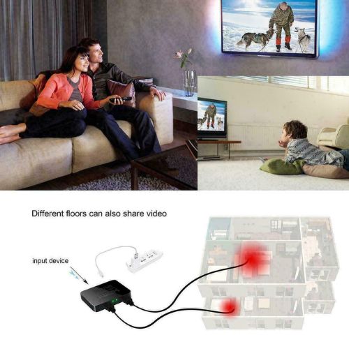 New 1 in 2 out 1080p HDMI 4K HDCP Stripper 3D Splitter Power Signal Amplifier CA