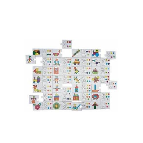 Shape & Color Match Multi-color Cards Educational Color and Shape For Baby kids