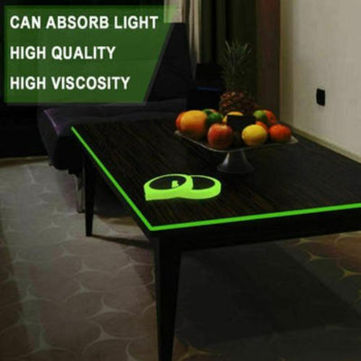 Luminous Glow In The Dark Tape Safety Self-adhesive for Home Design Decals DIY