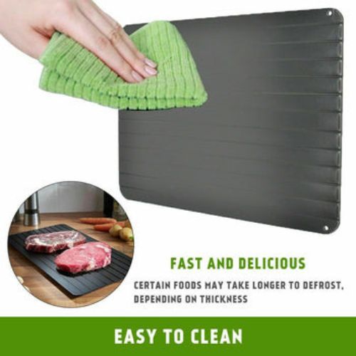 Magic Plate Defrosting Tray Safe Fast Food Thawing Frozen Meat Defrost Kitchen
