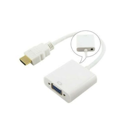 HDMI to VGA Converter Adapter Cable Male to Female with Audio