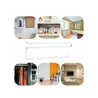 Roll Rack Holder Accessories Shelf Under Cabinet Paper Tissue Towel Held Hanger