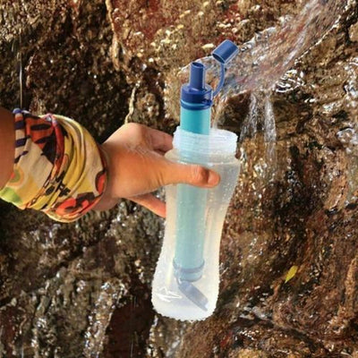 Outdoor Wild Life Emergency Water Filtering Tool Water Purifier Portable Straw