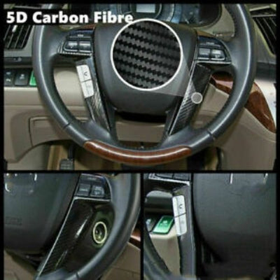 5D Carbon Fibre Vinyl Wrap Sheet Film Sticker Car wrap air Bubble Free 1.5Mx50CM