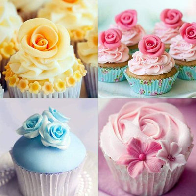 22Pc Russian Piping Flower Frosting Tips Nozzles Silicone Bag Decoration Scissor