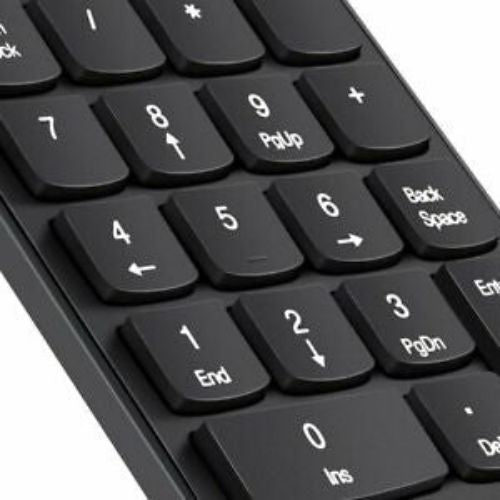 Wireless Numeric Keypad Cordless Number Keyboard Pad 18 Keys 2.4G