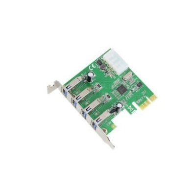 USB 3.0 PCI-E Card USB PCI Express HUB 4 Port Horizontal Connection