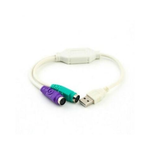New USB Type A Male to PS2 PS/2 Female Cable Adapter Converter Keyboard/Mouse
