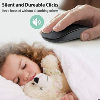 USB Optical Wireless Mouse 2.4G Receiver Super Slim Mouse Computer PC Laptop