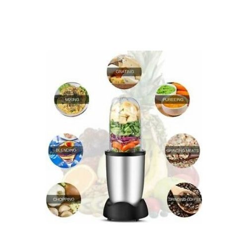 Blender Multi Bullet Food Processor Mixer Copper Meat Grinder (21-Piece Set)
