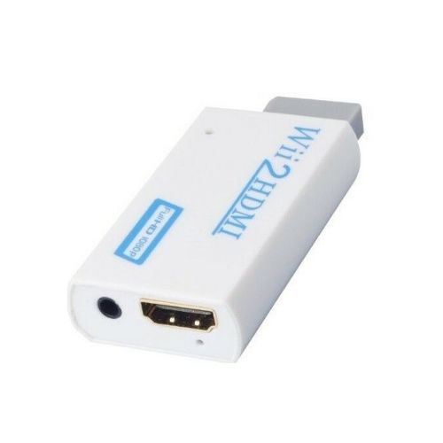 Wii to HDMI Converter Adapter 720p 1080p HD Upscale 3.5mm Audio Output