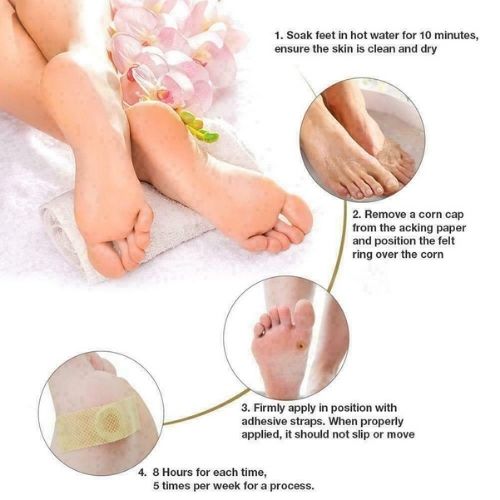 Corn Foot Patch Plantar Thorn Remove Foot Corn Removal Plaster Soften Skin CA