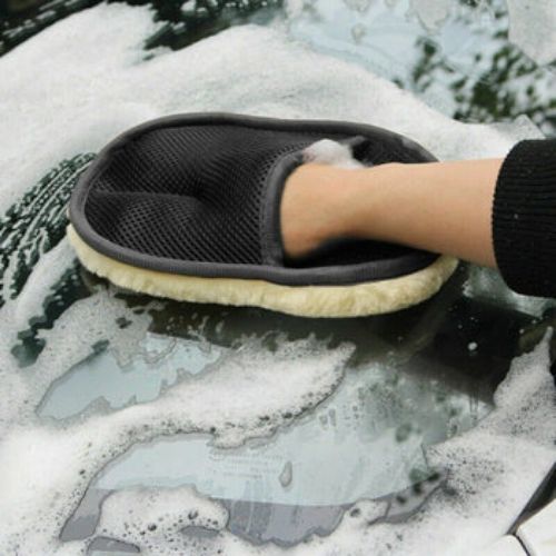 Car Cleaning Glove Wool Wash Brush Mitten Soft Car Wash Glove Auto Care Tools