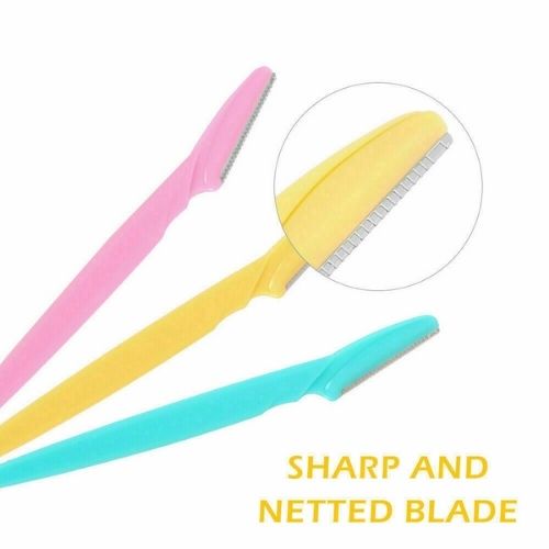 3X  Women Eyebrow Razor Trimmer Face Hair Removal Safety Shaper Shaver Tool CA