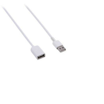 USB 2.0 Male to Female Extension Cable 1m 3Ft White