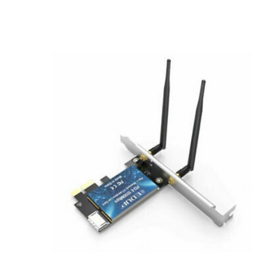 Dual Band AC 1200M PCI-E Card Wireless Bluetooth Adapter Dongle Low Profile