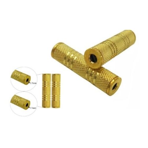 1/8" 3.5mm Aux Coupler Female to Female Extender Audio Jack Headphone Adapter