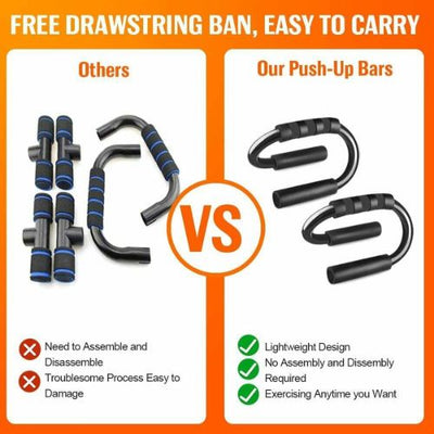 New Push Up Bars Exercise & Fitness Stands Strength Training Workout Equipment