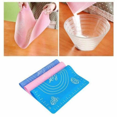Large Non Stick Silicone Sheet Dough Fondant Baking Pastry Icing Rolling Mat Pad