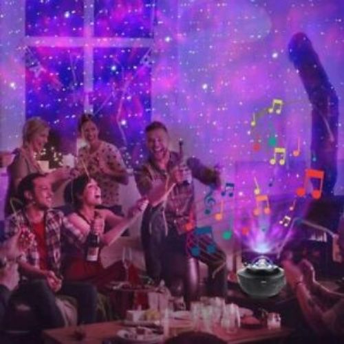 LED Galaxy Starry Projector Night Light Ocean Star Sky Party Baby Kids Room Lamp