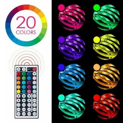 10M RGB LED Strip Flexible Lights 5050 300LED & 44Key Controller+ 10A Adapter