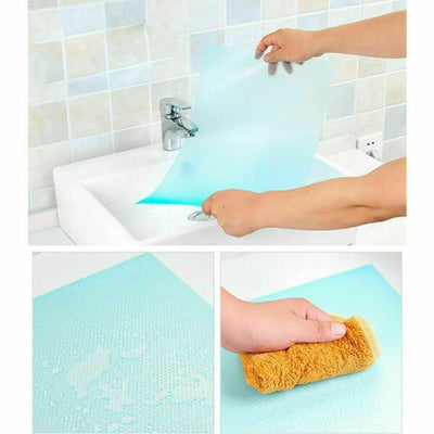 New Refrigerator Fridge Mat Pad Drawer Liners Washable Kitchen Waterproof Shelf