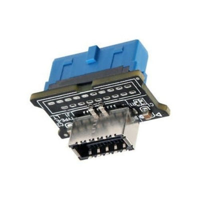 Vertical USB 3.1 Front Panel Socket Key-A Type-E to USB 3.0 20Pin Header Adapter