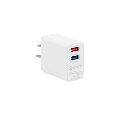 QC 3.0 USB AC Fast Charger 2 Port Universal Wall Quick Charging Travel Plug
