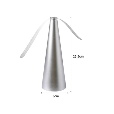 Fly Free Entertaining Chemical Free Fly Repellent Fly Fan Indoor Outdoor Home Silver