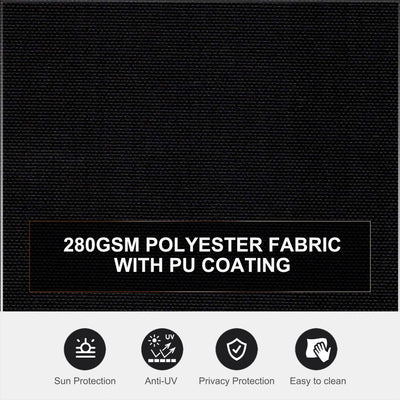 Retractable Double Side Awning Folding Privacy Screen Fence Sun Shade