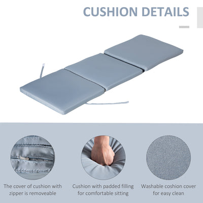 Patio Adjustable Rattan Wicker Chaise Lounge Chair Cushioned Outdoor Furniture